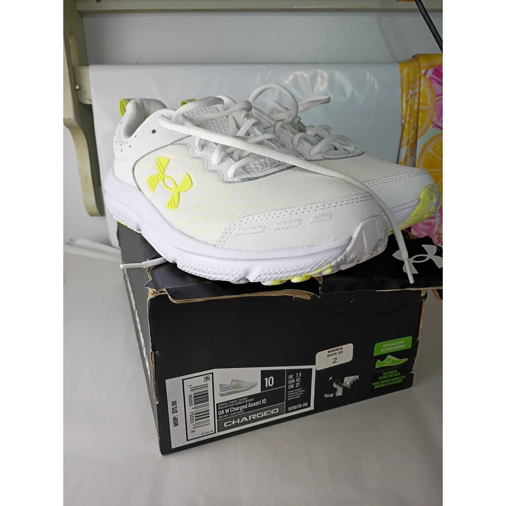 UNDER ARMOUR CHARGED ASSERT v10 shoes for women NEW & AUTHENTIC, US size 10